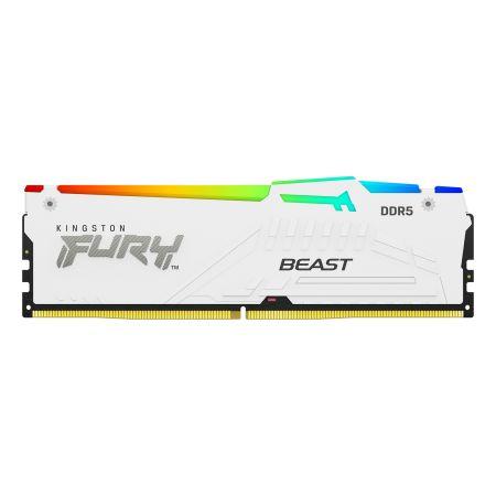 Kingston FURY Beast 16GB 6000MHz DDR5 CL40 White RGB Desktop RAM Price Nepal