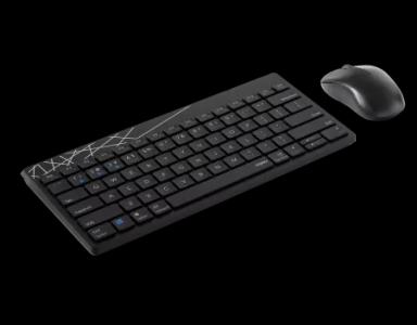 RAPOO 8000M US-Black Multimode (Wireless / Bluetooth) Keyboard / Mouse Combo