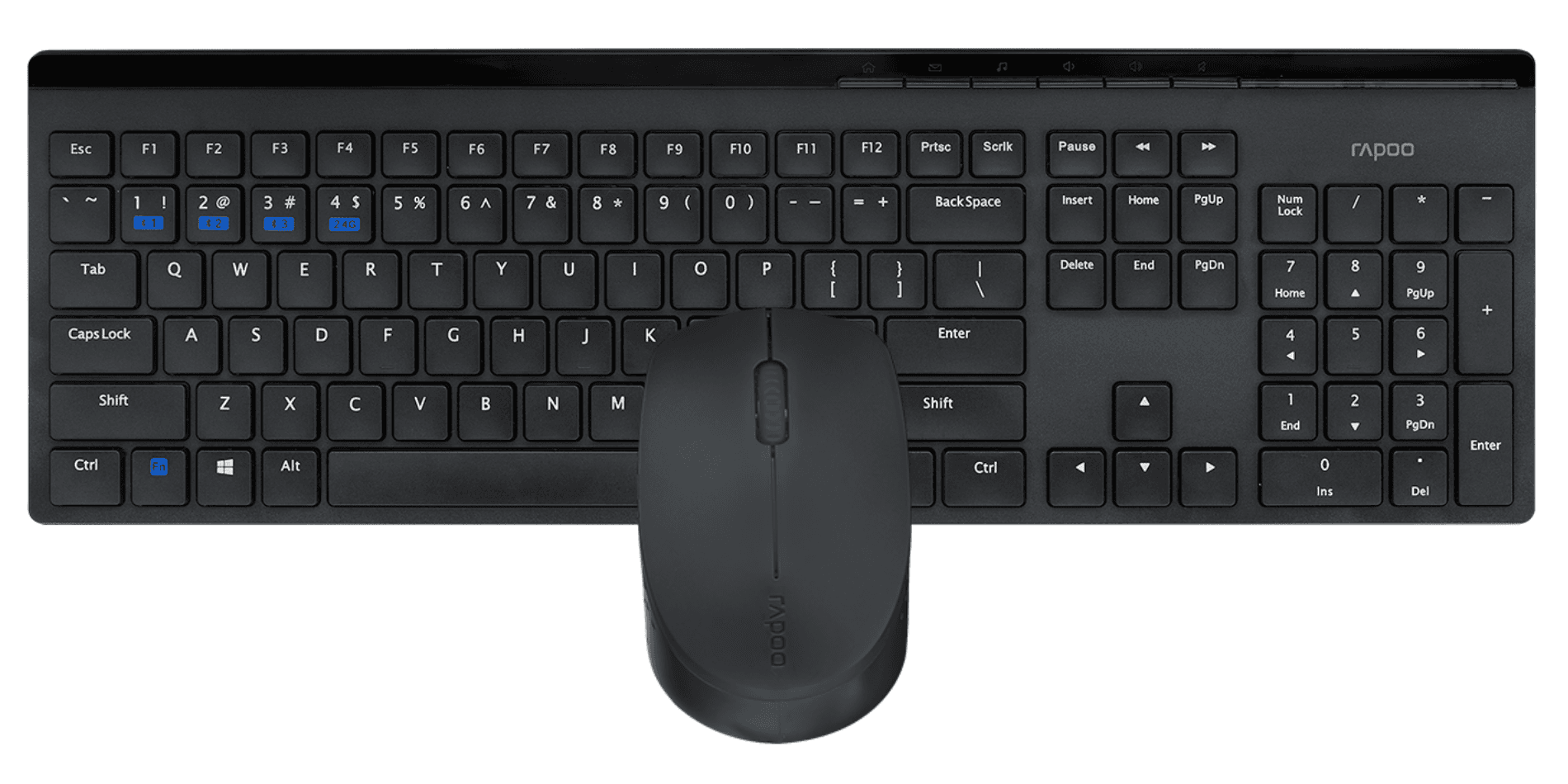 Rapoo 8110M Wireless keyboard and mouse combo set price nepal