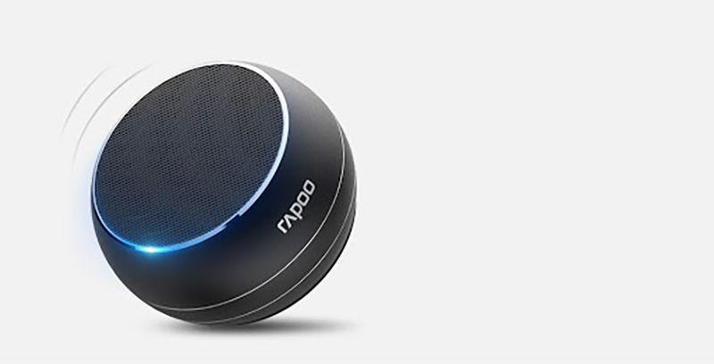 Rapoo A100 - Grey - Bluetooth Mini Speaker - Metal Body Price Nepal a