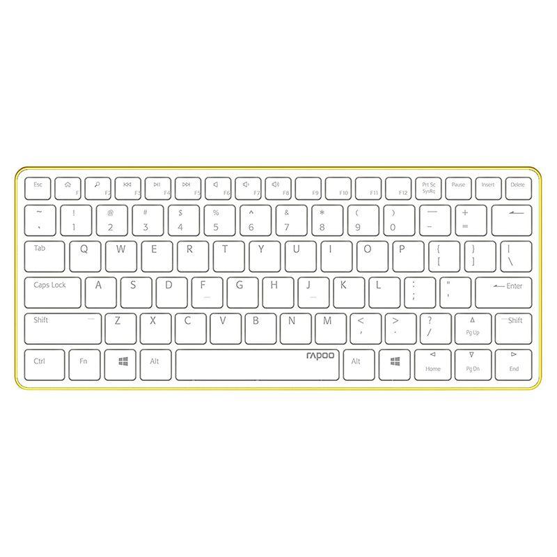 rapoo e6350 anodized aluminum bluetooth mini keyboard price nepal