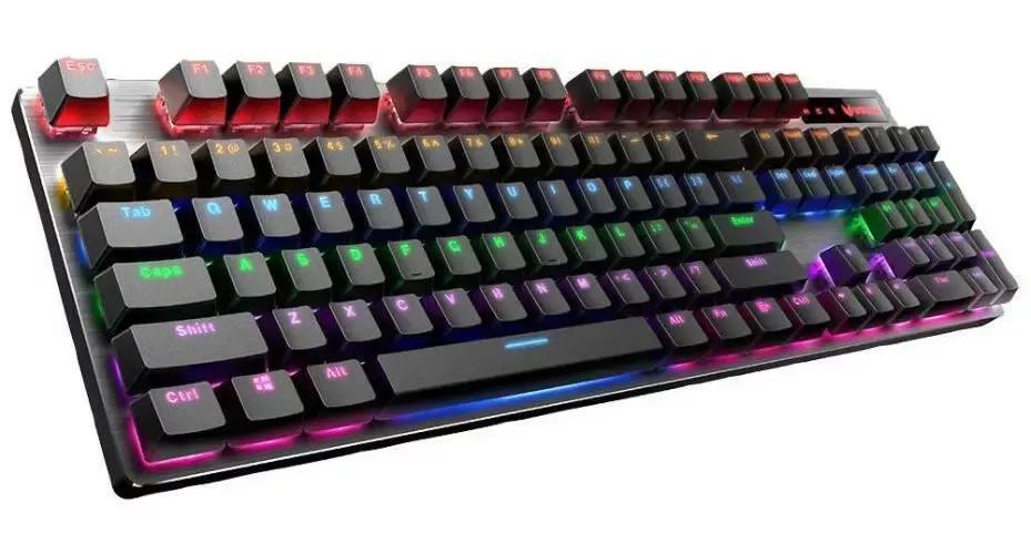 Rapoo V500 Pro Mechanical Gaming RGB Keyboard - Individual Backlit Keys, Spill Resistant