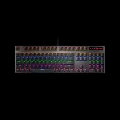Rapoo V500 Pro Mechanical Gaming RGB Keyboard - Individual Backlit Keys, Spill Resistant