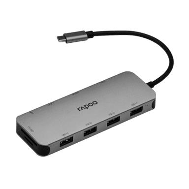 Rapoo XD200C USB-C Multi Function Adapter - 10-in-1 USB Dongle