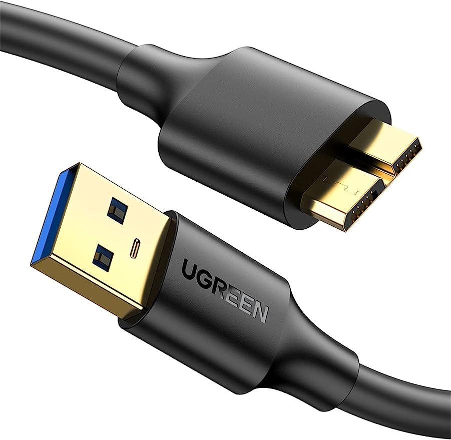 UGREEN 0.5 Mtr USB 3.0 A male to Micro USB 3.0 male cable ( HDD Cable ) Price Nepal