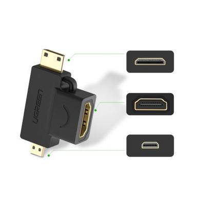 UGREEN Micro HDMI + Mini HDMI Male to HDMI Female Adapter Price Nepal