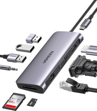 Ugreen CM179 10-IN-1 USB-C Multifunction HUB #80133 Price Nepal