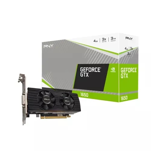 PNY GeForce GTX 1650 4G Dual Fan Low Profile 4GB GDDR6 Graphics
